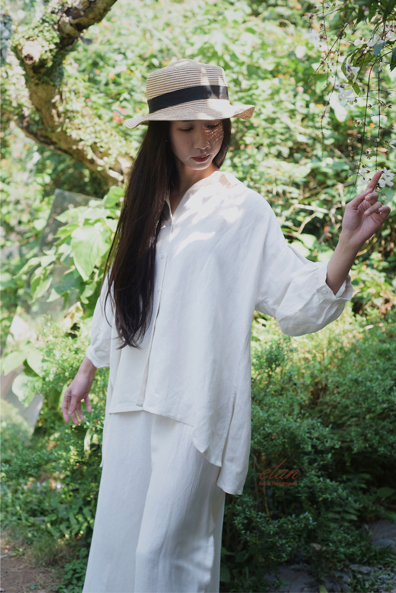 Elan Áo sơ mi cổ nhún 2