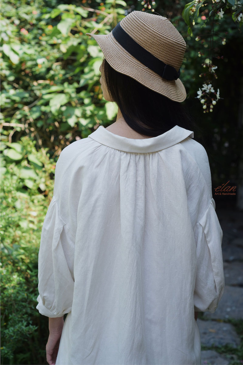 Elan Áo sơ mi cổ nhún 3