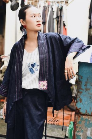 Áo NẮNG - Khoác Kimono đột chỉ