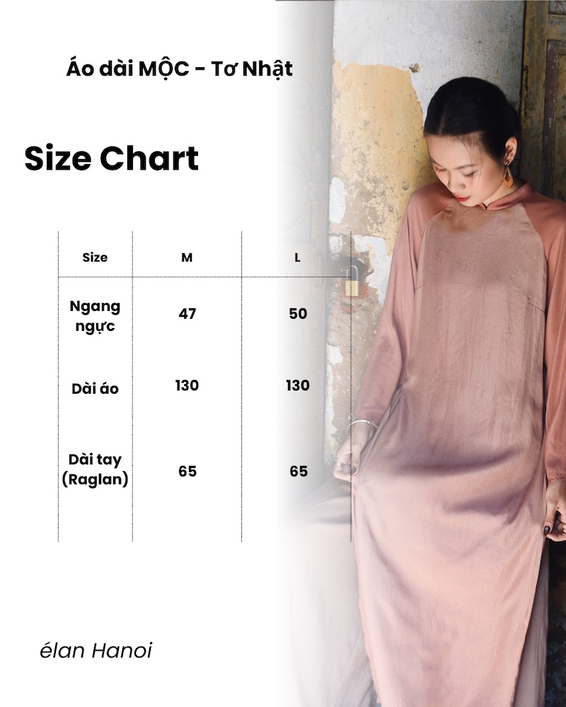 Áo dài MỘC - Tơ Nhật elan 2