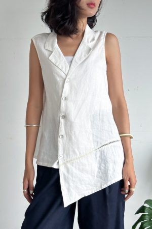 Áo sơ mi vạt chéo