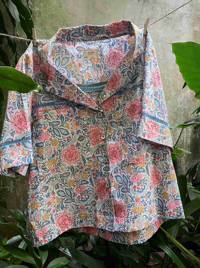 Elan áo BÔNG Thô hoa 13