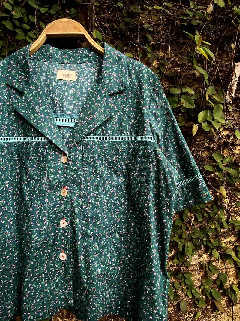 Elan áo BÔNG Thô hoa 4