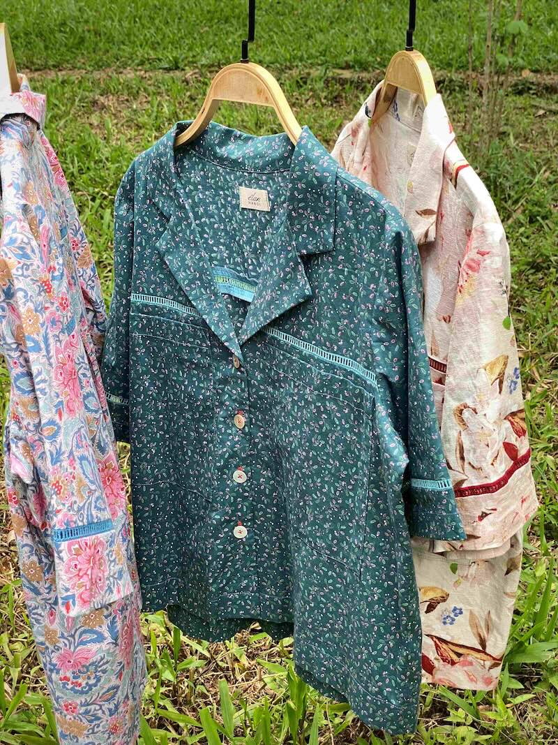 Elan áo BÔNG Thô hoa 5