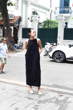 Váy yếm dáng dài
